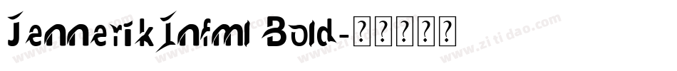 JennerikInfml Bold字体转换